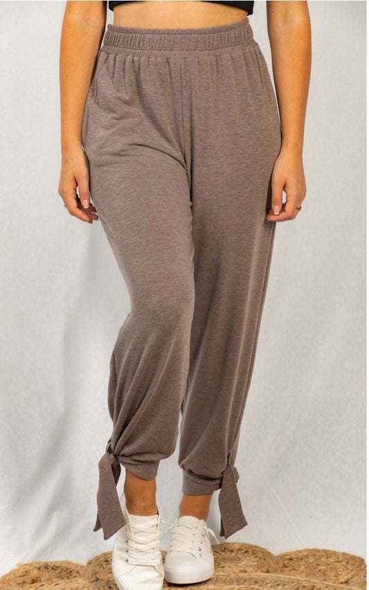 A Little Extra Joggers in Mocha