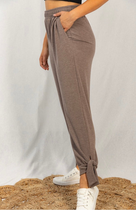A Little Extra Joggers in Mocha