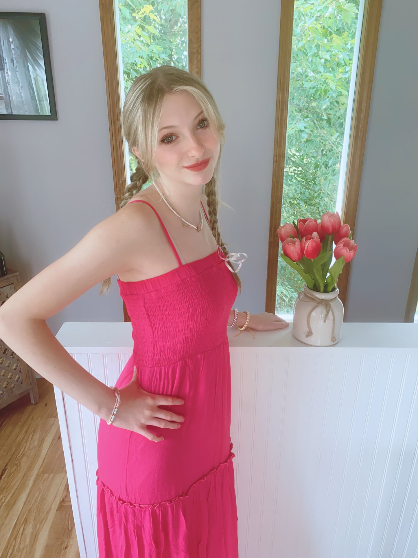 Summer Lovin’ Fuchsia Maxi