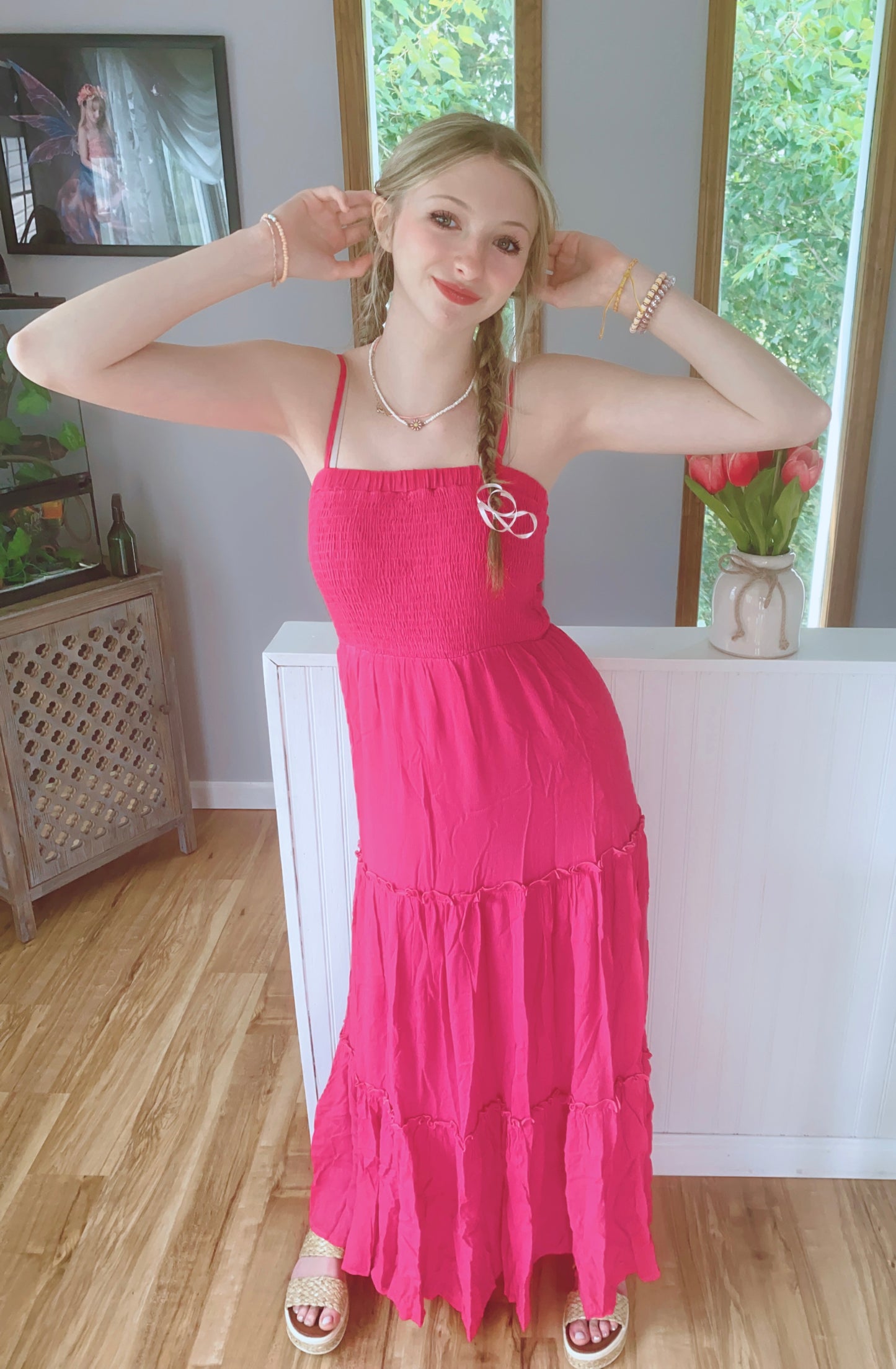 Summer Lovin’ Fuchsia Maxi