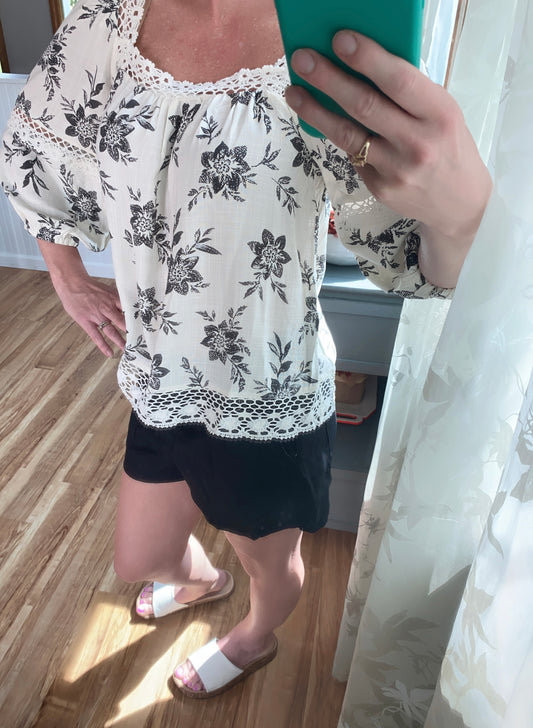 Alaina Floral Top