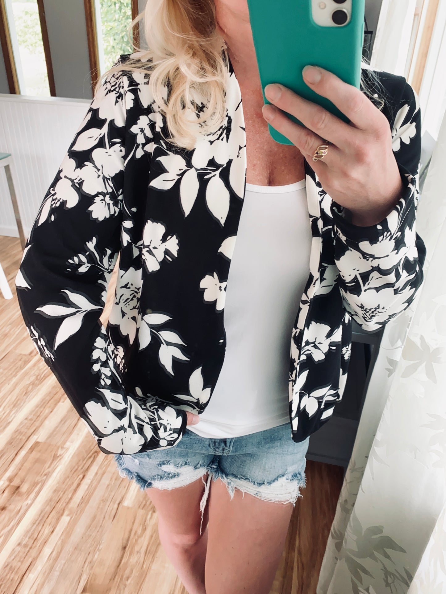 Take the Lead Floral Blazer