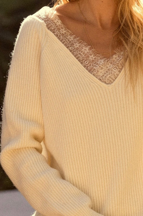 Isla Lace Sweater