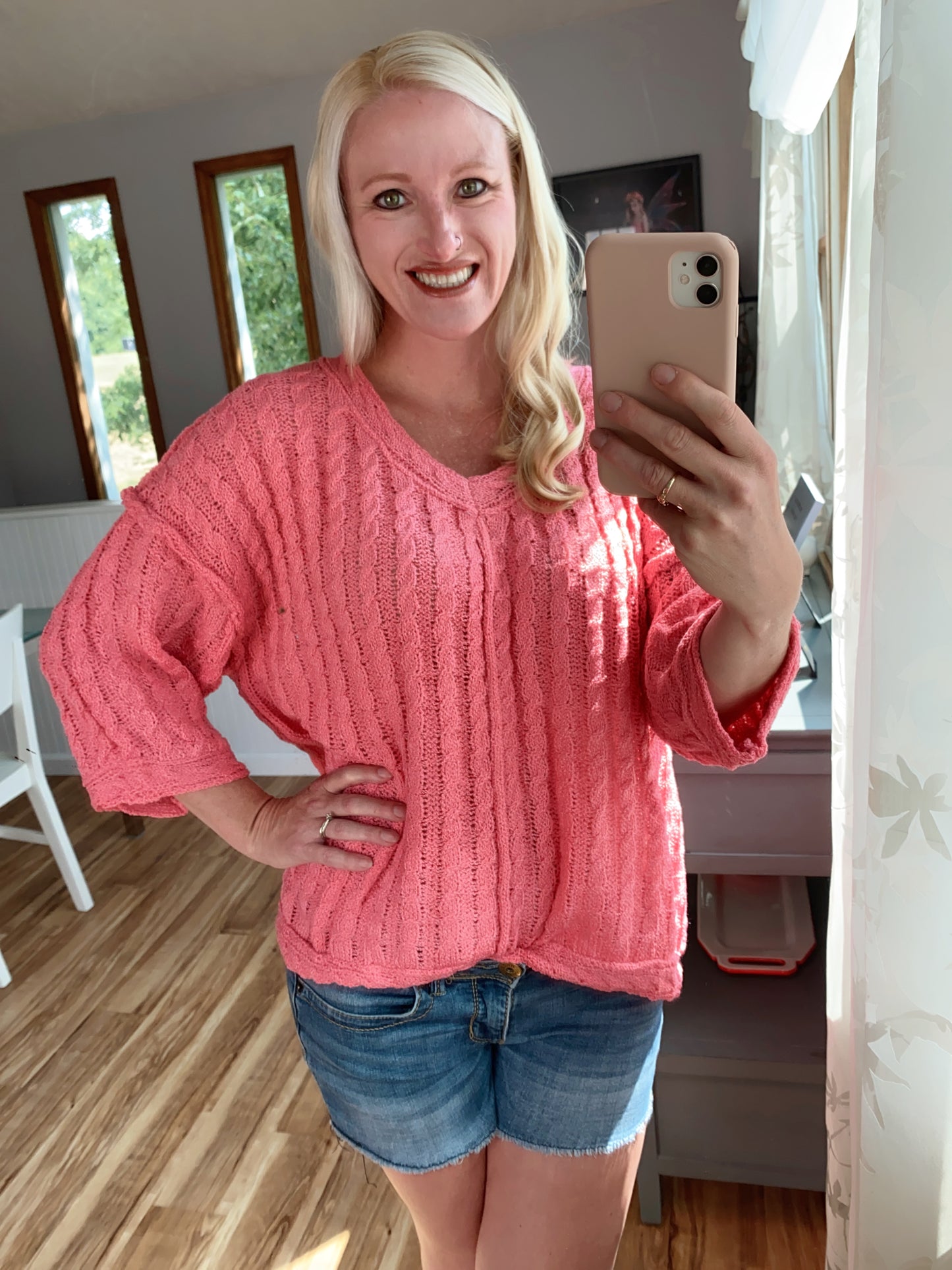 Barbie V Neck Sweater