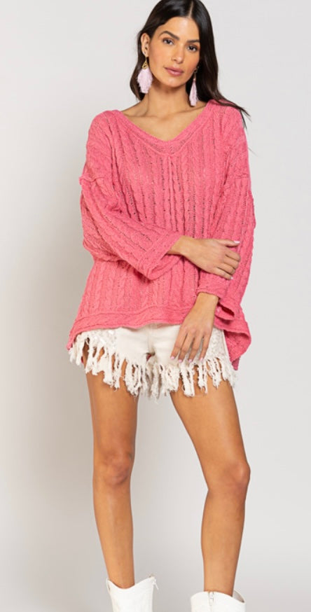 Barbie V Neck Sweater