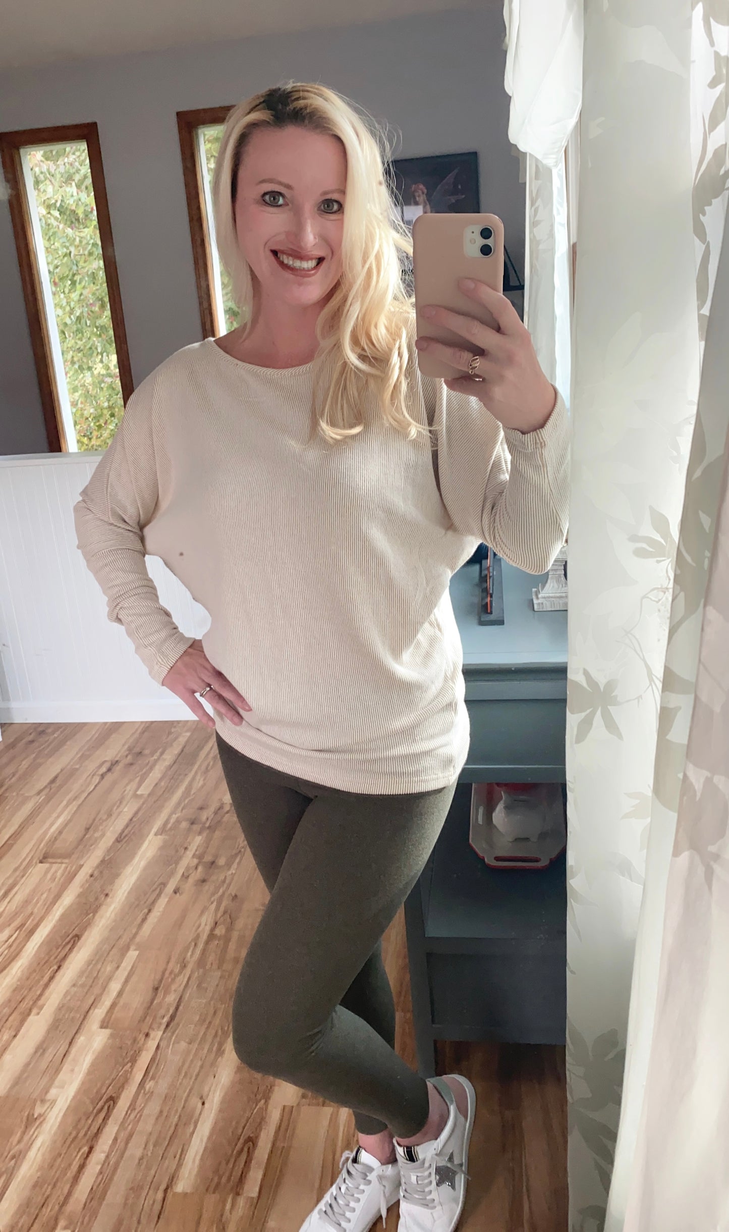 Everyday Dolman Top in Taupe