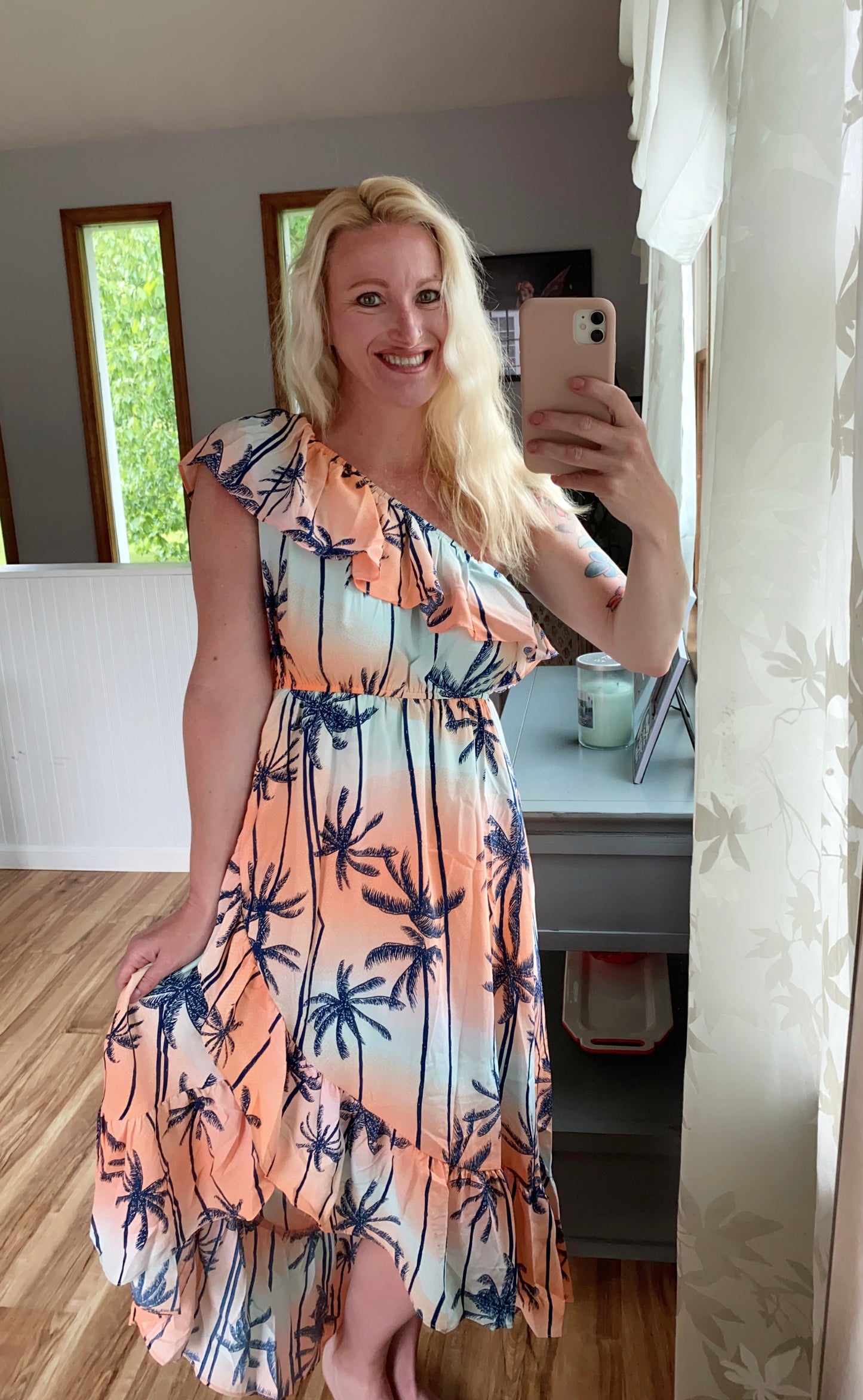 Sunset Palms Vacation Dress