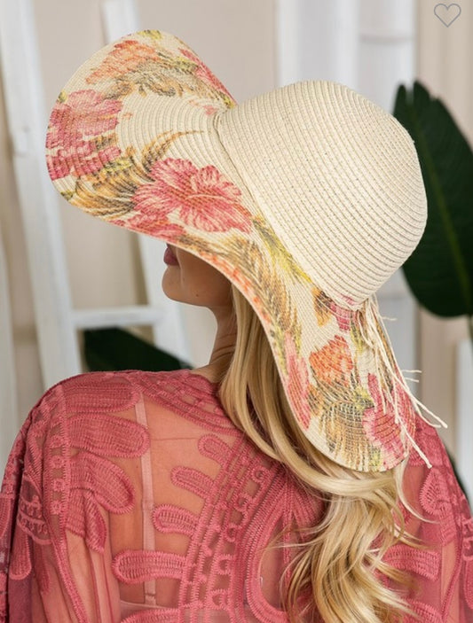 Wildflowers Beach Hat