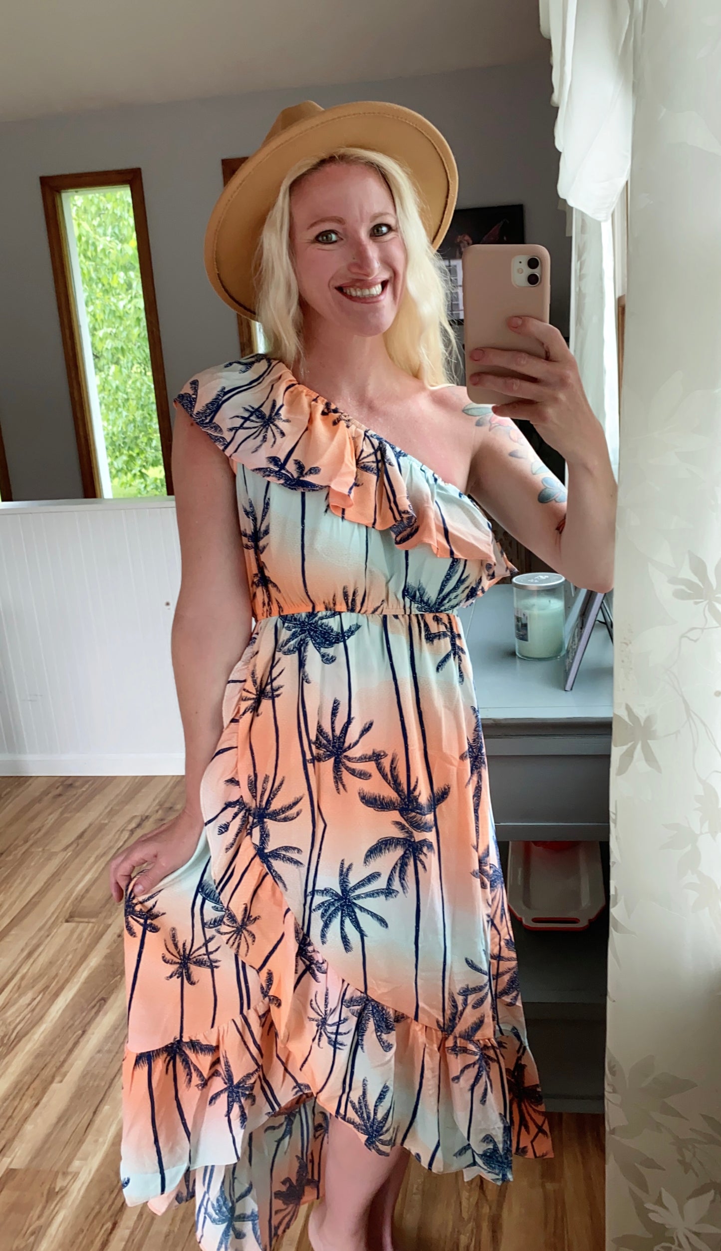 Sunset Palms Vacation Dress