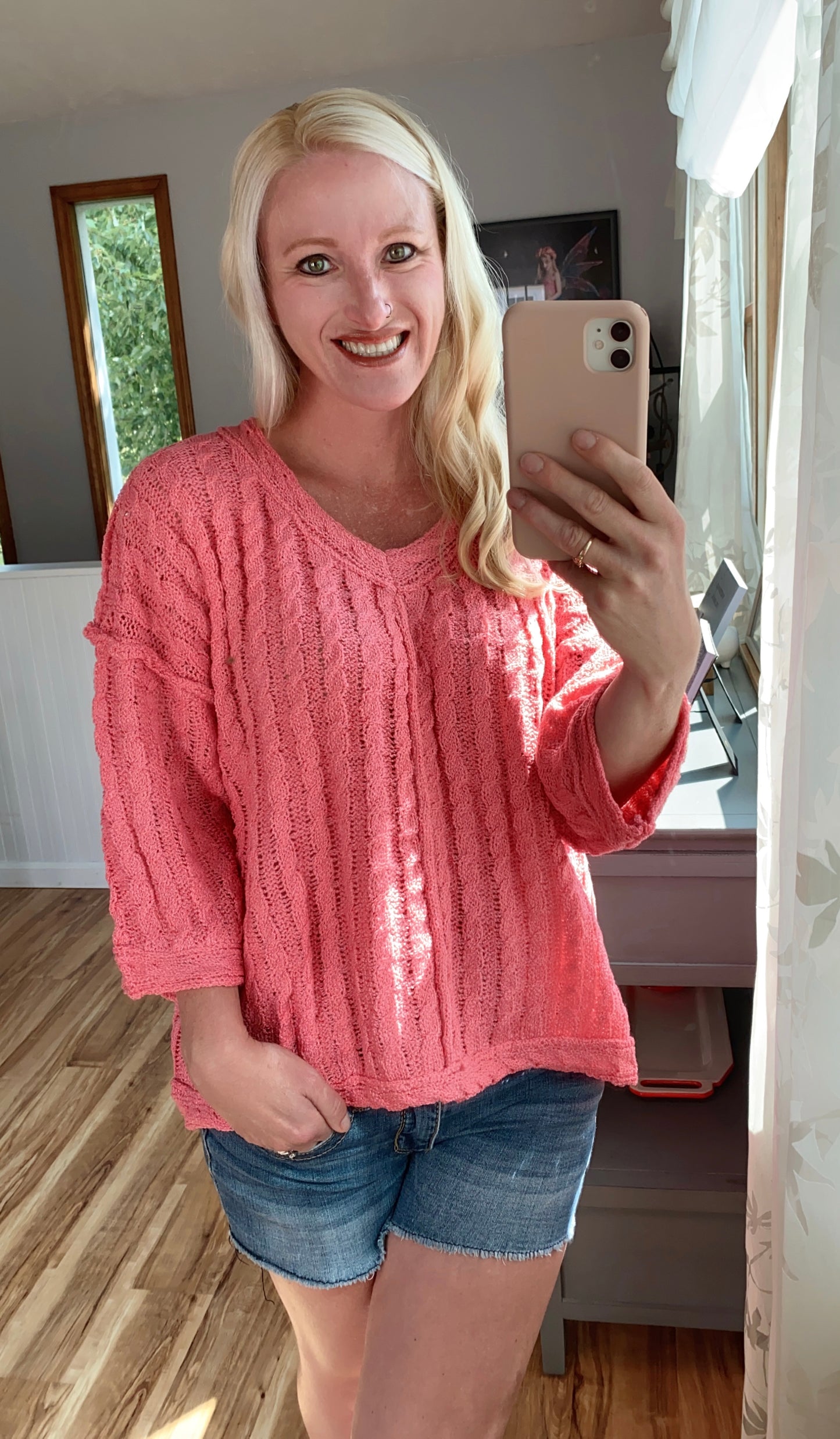 Barbie V Neck Sweater