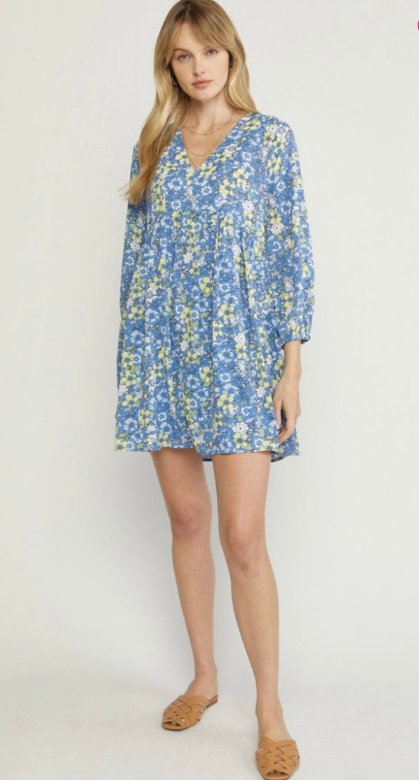 Flower Power Mini Dress