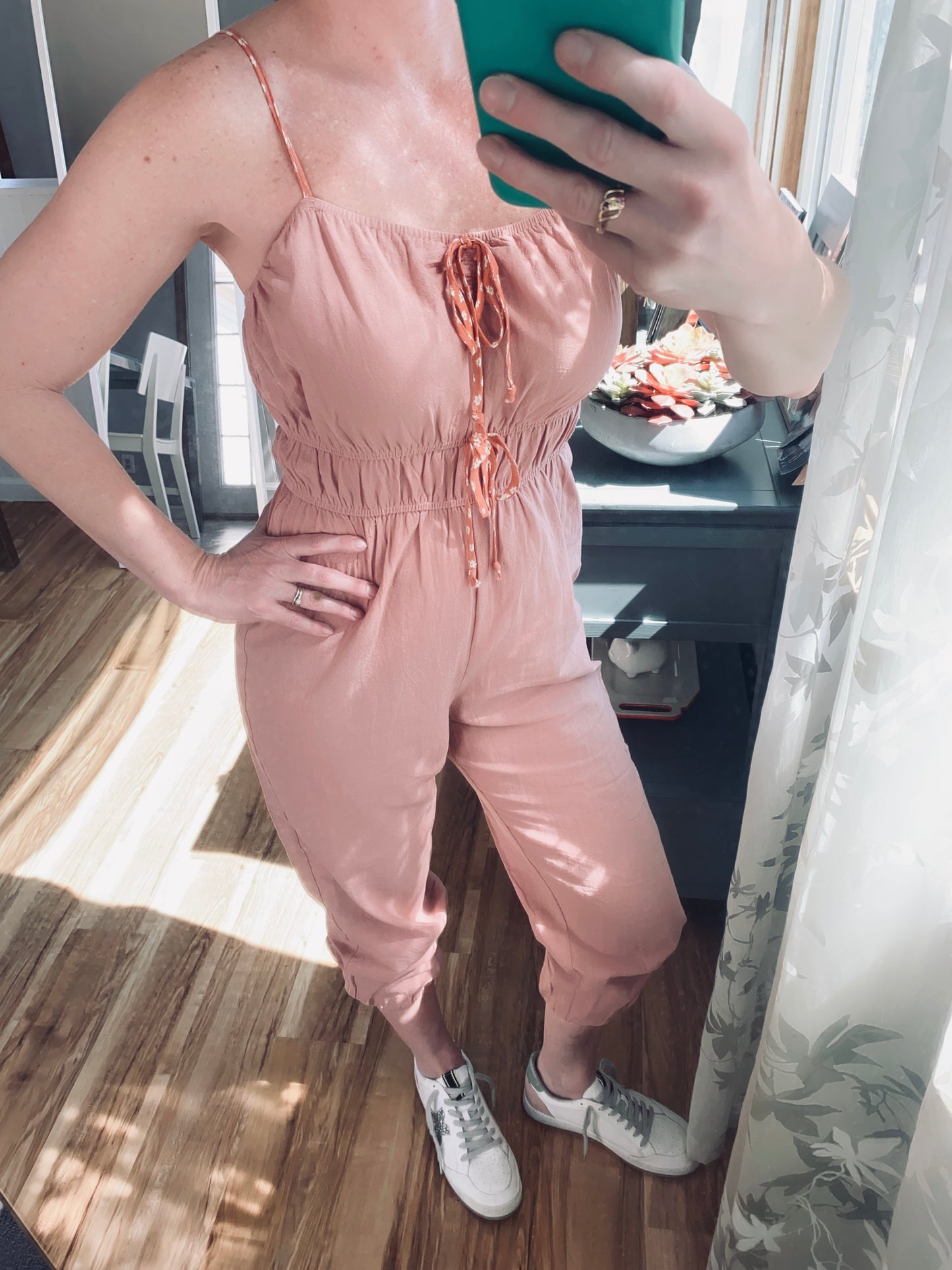 Terracotta Jogger Jumpsuit