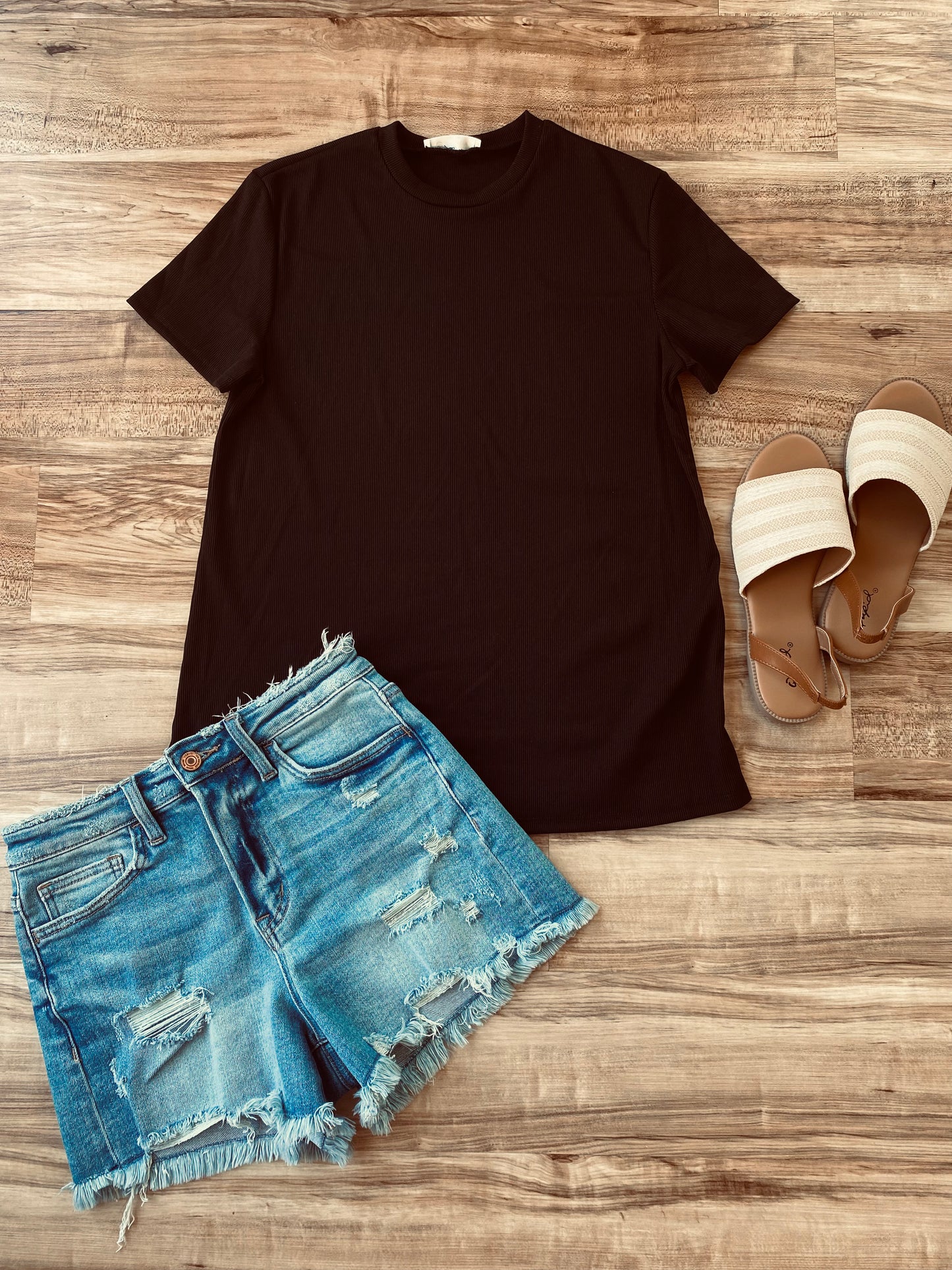 Black High Neck Top