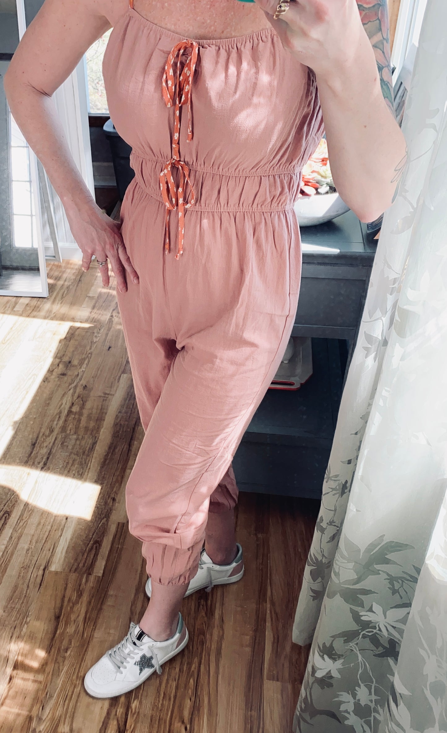 Terracotta Jogger Jumpsuit